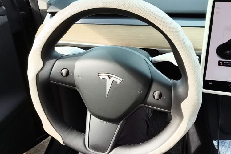 Used Tesla Model Y 2021 Standard Range Rear-Wheel Drive Version Steering Wheel