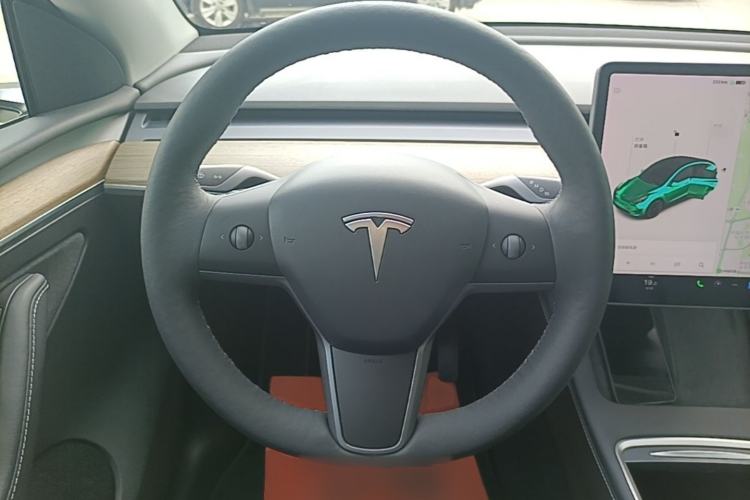 Used Tesla Model Y 2021 Standard Range Rear-Wheel Drive Version Steering Wheel