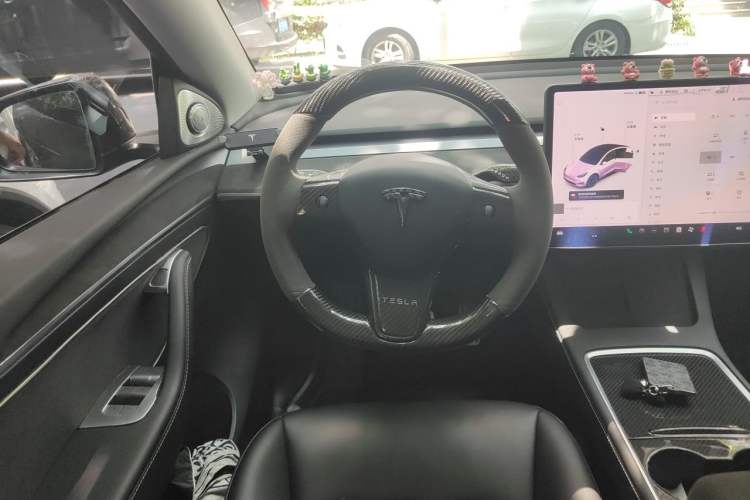 Used Tesla Model Y 2021 Standard Range Rear-Wheel Drive Version Steering Wheel