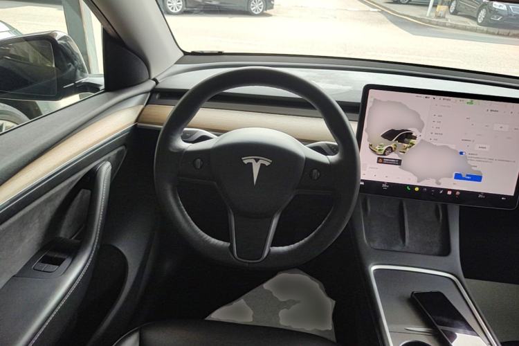 Used Tesla Model Y 2021 Standard Range Rear-Wheel Drive Version Steering Wheel
