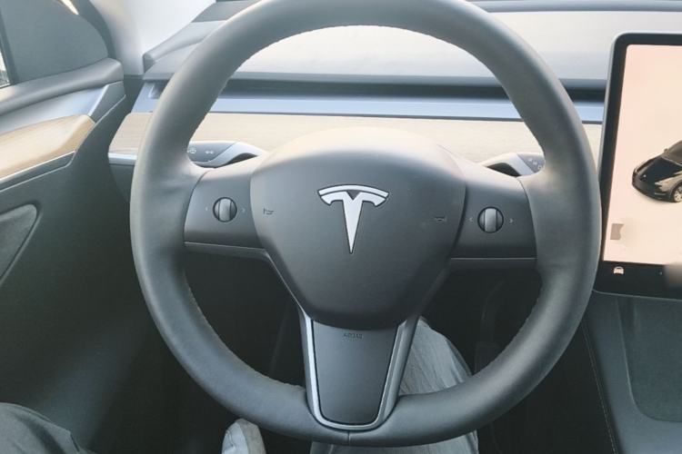 Used Tesla Model Y 2021 Standard Range Rear-Wheel Drive Version Steering Wheel