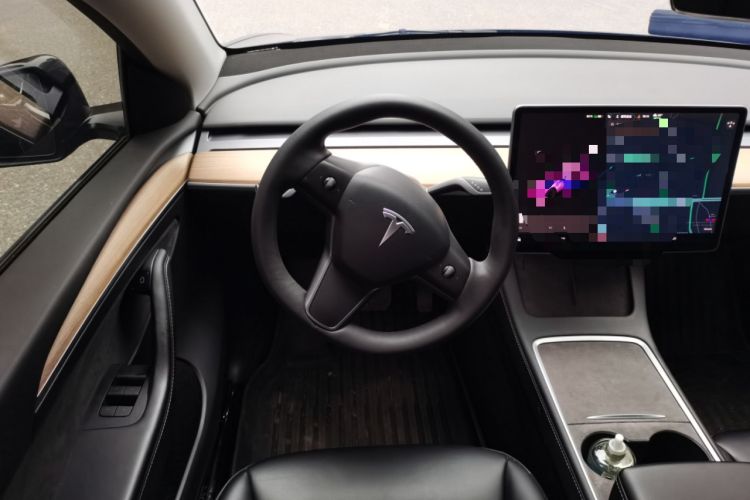 Used Tesla Model Y 2021 Standard Range Rear-Wheel Drive Version Steering Wheel