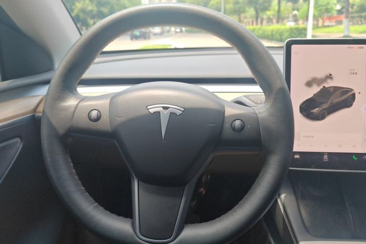 Used Tesla Model Y 2021 Standard Range Rear-Wheel Drive Version Steering Wheel