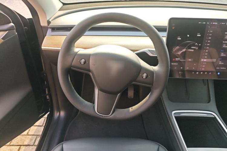 Used Tesla Model Y 2021 Standard Range Rear-Wheel Drive Version Steering Wheel