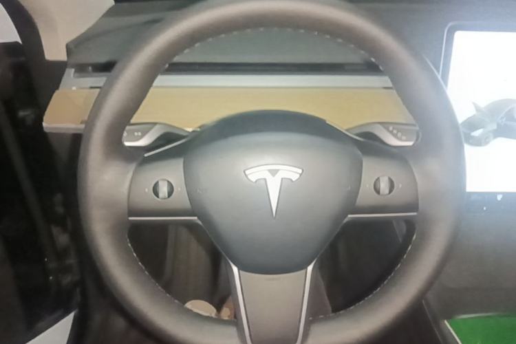 Used Tesla Model Y 2021 Standard Range Rear-Wheel Drive Version Steering Wheel
