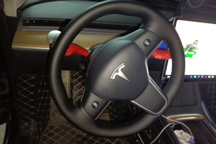 Used Tesla Model Y 2021 Standard Range Rear-Wheel Drive Version Steering Wheel