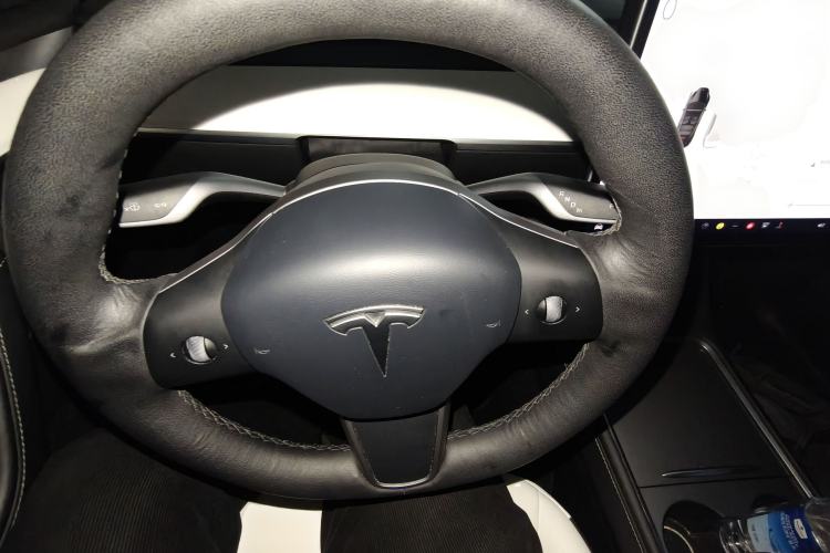 Used Tesla Model Y 2021 Standard Range Rear-Wheel Drive Version Steering Wheel
