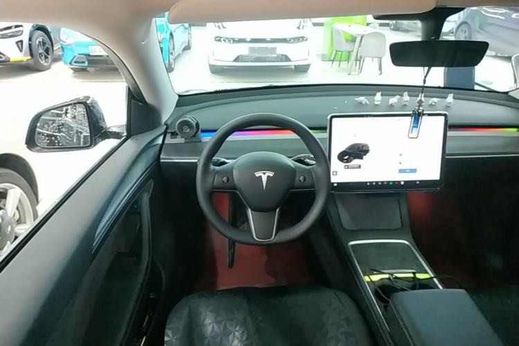 Used Tesla Model Y 2021 Standard Range Rear-Wheel Drive Version Steering Wheel