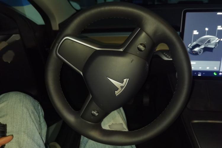 Used Tesla Model Y 2021 Standard Range Rear-Wheel Drive Version Steering Wheel