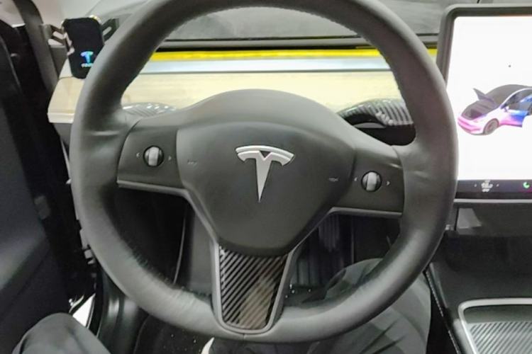 Used Tesla Model Y 2021 Standard Range Rear-Wheel Drive Version Steering Wheel