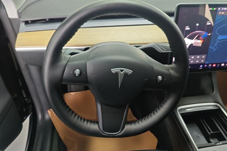 Used Tesla Model Y 2021 Standard Range Rear-Wheel Drive Version Steering Wheel