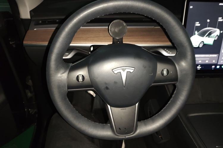 Used Tesla Model Y 2021 Standard Range Rear-Wheel Drive Version Steering Wheel