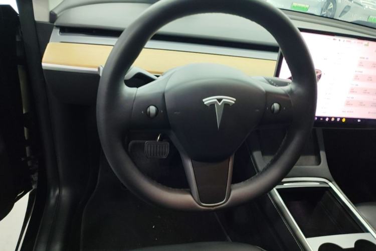 Used Tesla Model Y 2021 Standard Range Rear-Wheel Drive Version Steering Wheel