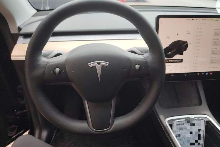 Used Tesla Model Y 2021 Standard Range Rear-Wheel Drive Version Steering Wheel