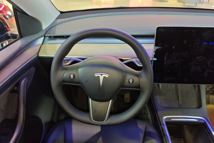 Used Tesla Model Y 2021 Standard Range Rear-Wheel Drive Version Steering Wheel