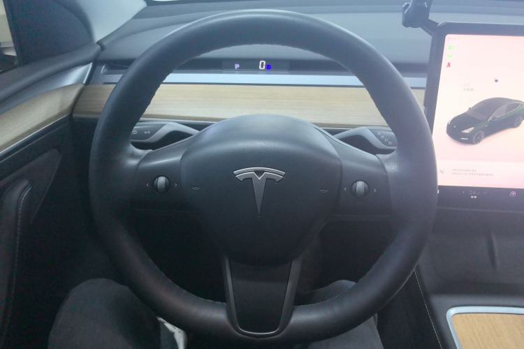 Used Tesla Model Y 2021 Standard Range Rear-Wheel Drive Version Steering Wheel