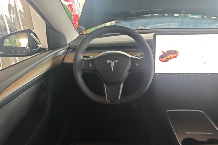 Used Tesla Model Y 2021 Standard Range Rear-Wheel Drive Version Steering Wheel