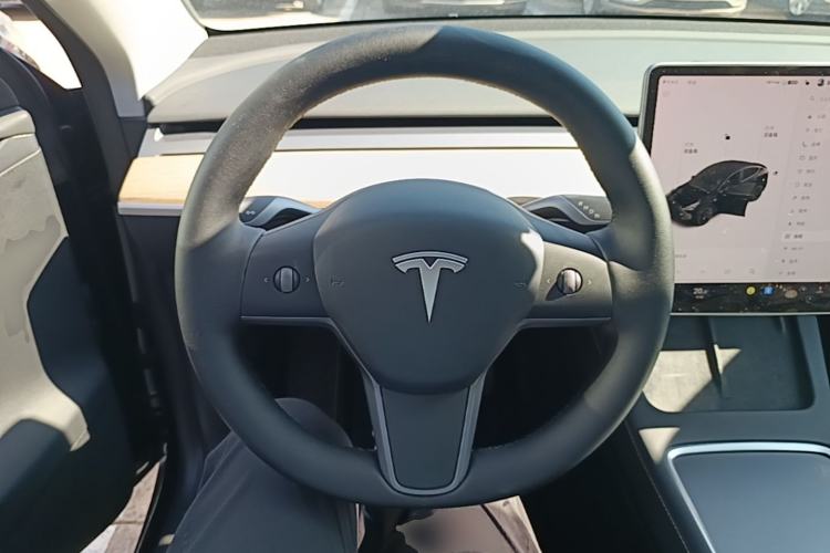 Used Tesla Model Y 2021 Standard Range Rear-Wheel Drive Version Steering Wheel