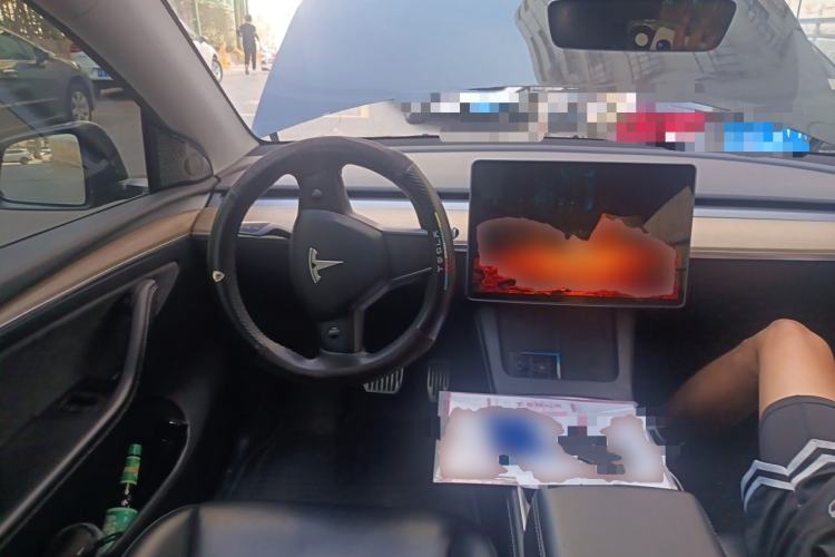 Used Tesla Model Y 2021 Standard Range Rear-Wheel Drive Version Steering Wheel
