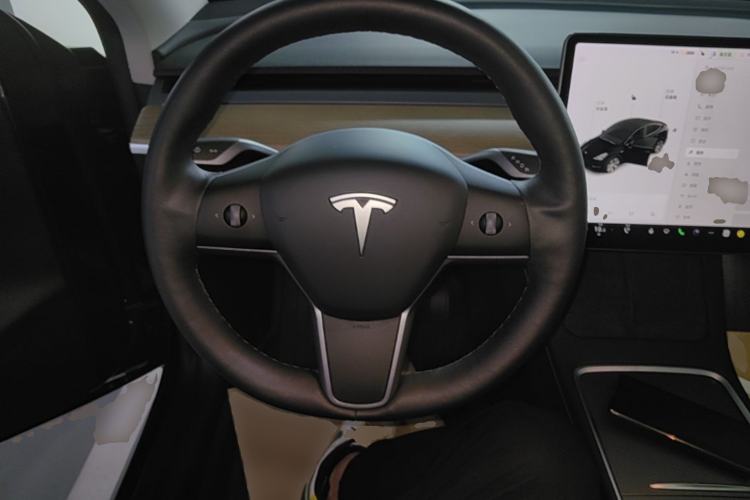 Used Tesla Model Y 2021 Standard Range Rear-Wheel Drive Version Steering Wheel