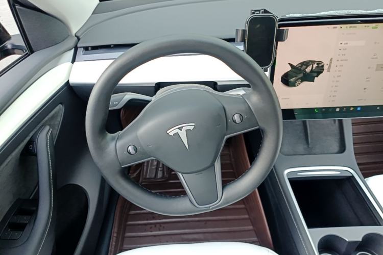 Used Tesla Model Y 2021 Standard Range Rear-Wheel Drive Version Steering Wheel