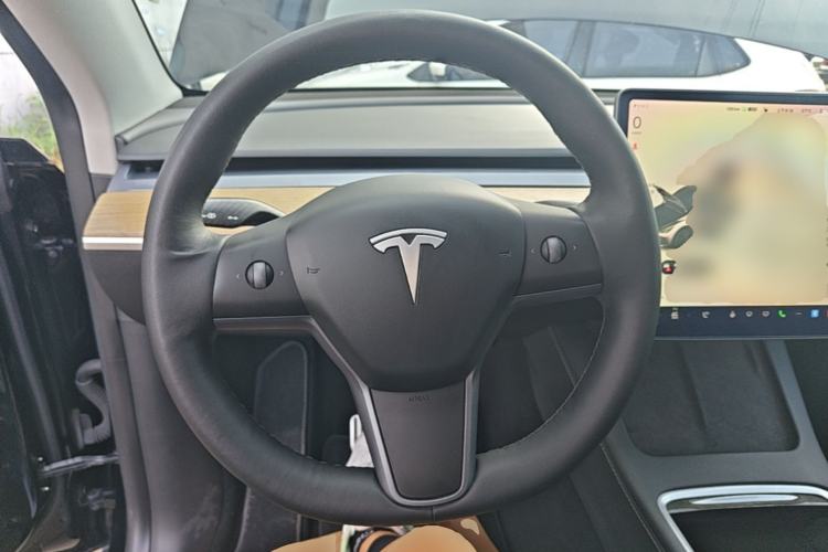 Used Tesla Model Y 2021 Standard Range Rear-Wheel Drive Version Steering Wheel