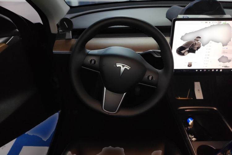 Used Tesla Model Y 2021 Standard Range Rear-Wheel Drive Version Steering Wheel