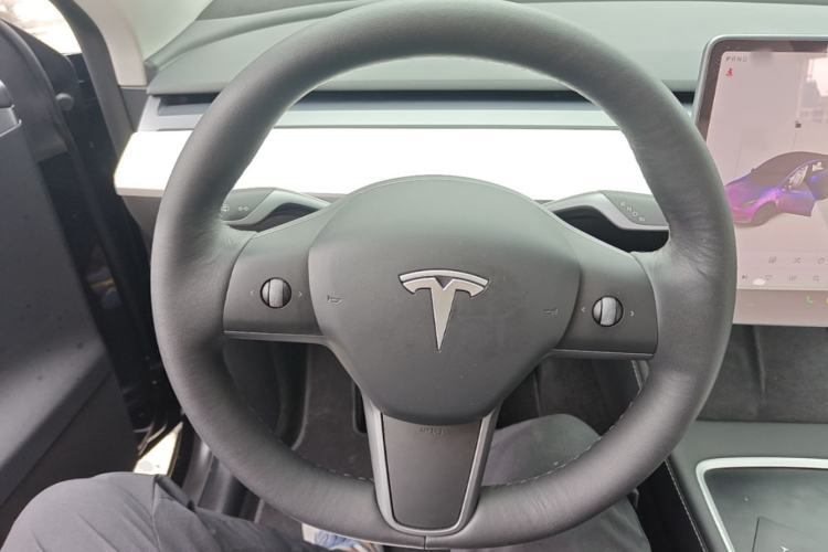 Used Tesla Model Y 2021 Standard Range Rear-Wheel Drive Version Steering Wheel