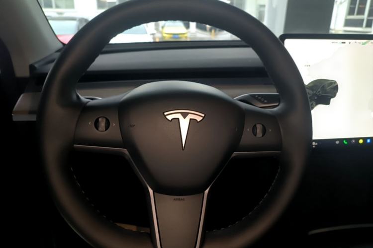 Used Tesla Model Y 2021 Standard Range Rear-Wheel Drive Version Steering Wheel