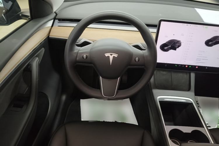 Used Tesla Model Y 2021 Standard Range Rear-Wheel Drive Version Steering Wheel