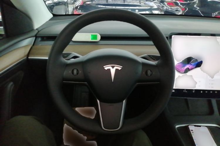 Used Tesla Model Y 2021 Standard Range Rear-Wheel Drive Version Steering Wheel