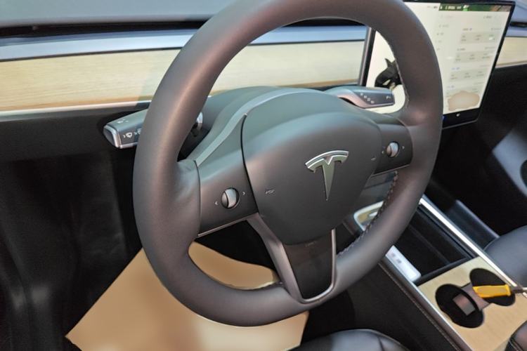 Used Tesla Model Y 2021 Standard Range Rear-Wheel Drive Version Steering Wheel