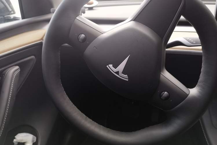 Used Tesla Model Y 2021 Standard Range Rear-Wheel Drive Version Steering Wheel