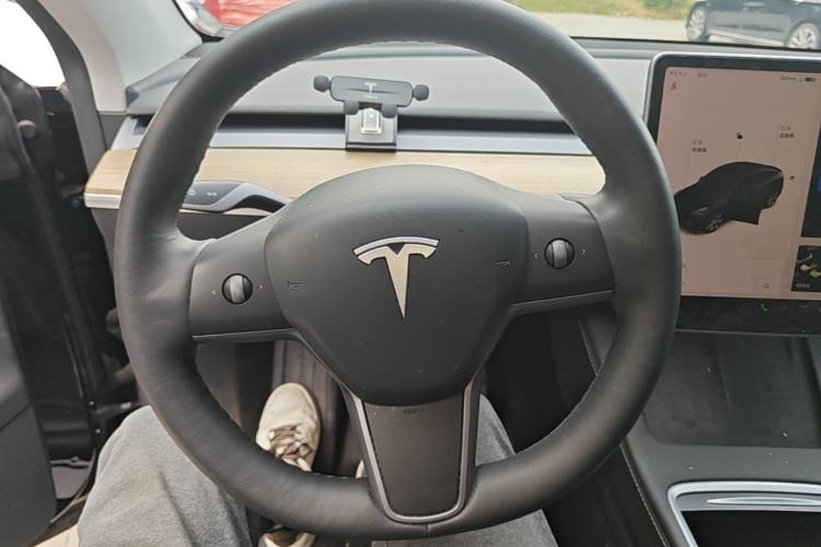 Used Tesla Model Y 2021 Standard Range Rear-Wheel Drive Version Steering Wheel