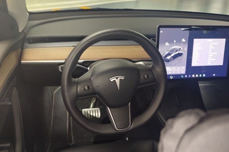 Used Tesla Model Y 2021 Performance High-Performance All-Wheel-Drive Version Steering Wheel