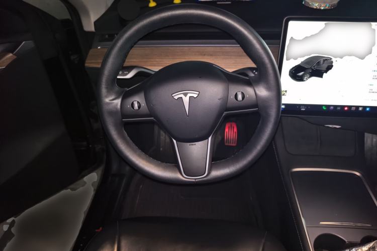 Used Tesla Model Y 2021 Standard Range Rear-Wheel Drive Version Steering Wheel