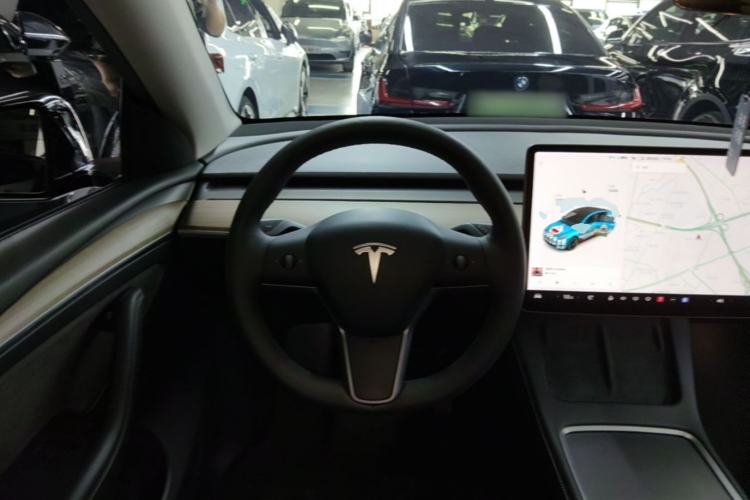 Used Tesla Model Y 2021 Standard Range Rear-Wheel Drive Version Steering Wheel