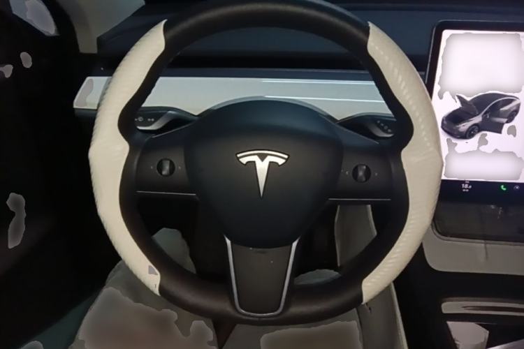 Used Tesla Model Y 2021 Standard Range Rear-Wheel Drive Version Steering Wheel