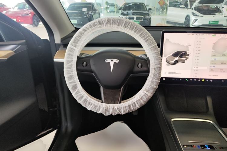 Used Tesla Model Y 2021 Standard Range Rear-Wheel Drive Version Steering Wheel
