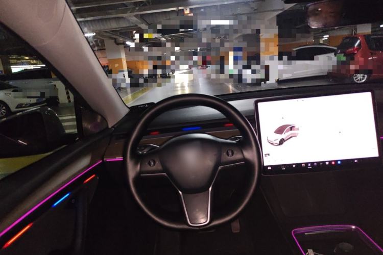 Used Tesla Model Y 2021 Standard Range Rear-Wheel Drive Version Steering Wheel