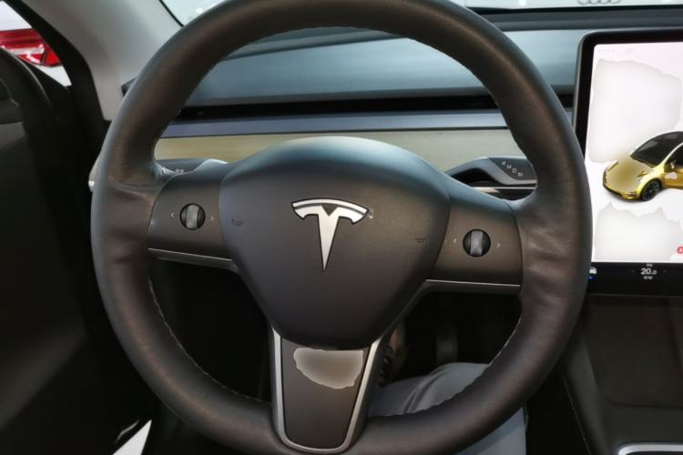 Used Tesla Model Y 2021 Standard Range Rear-Wheel Drive Version Steering Wheel