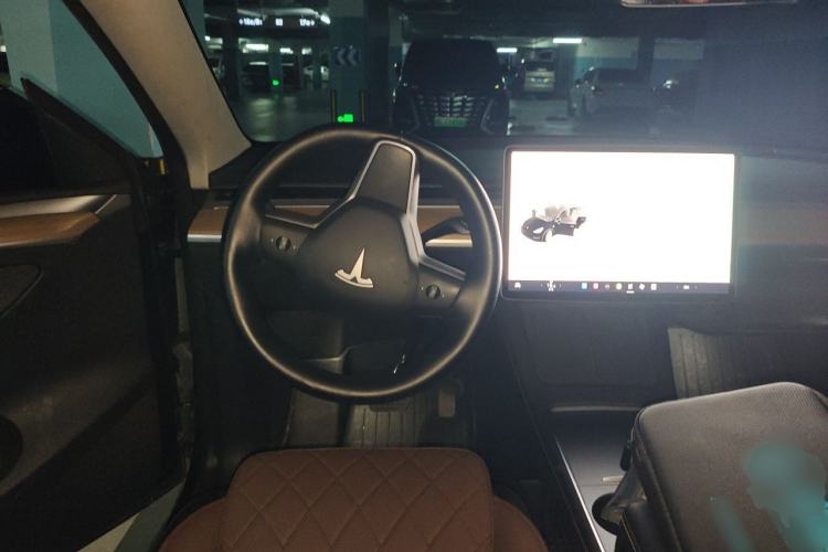 Used Tesla Model Y 2021 Standard Range Rear-Wheel Drive Version Steering Wheel