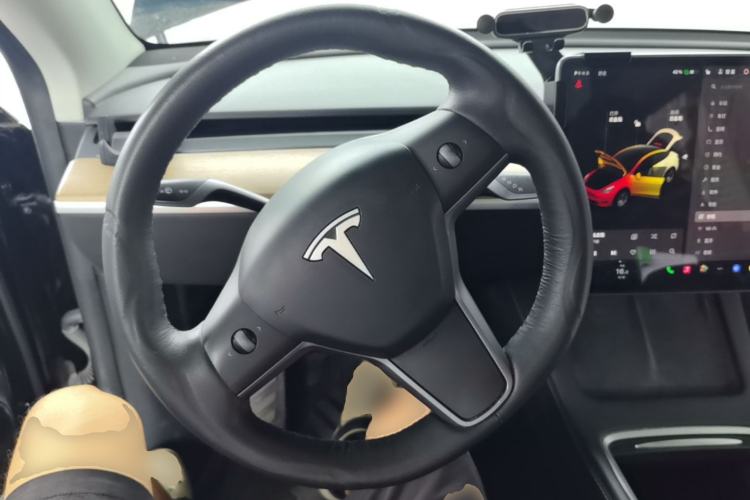 Used Tesla Model Y 2021 Standard Range Rear-Wheel Drive Version Steering Wheel