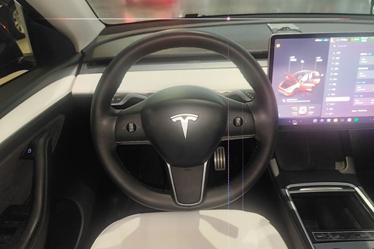Used Tesla Model Y 2021 Performance High-Performance All-Wheel-Drive Version Steering Wheel