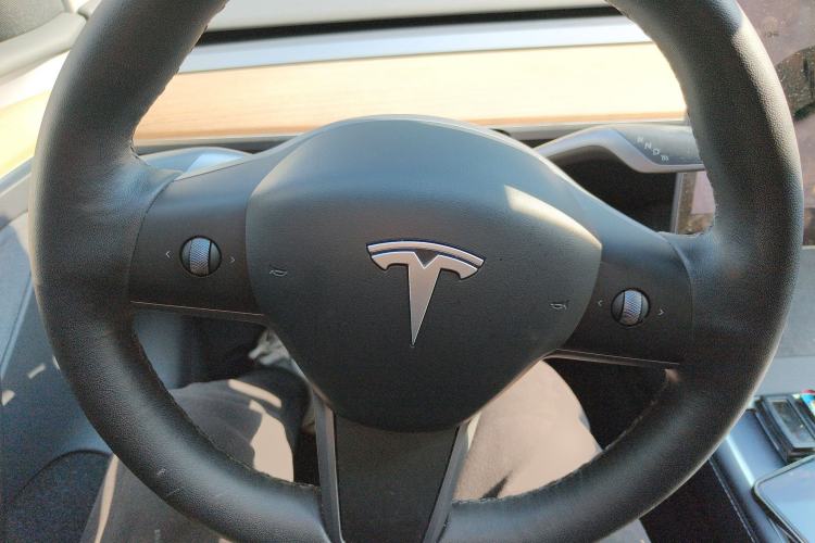 Used Tesla Model Y 2021 Standard Range Rear-Wheel Drive Version Steering Wheel