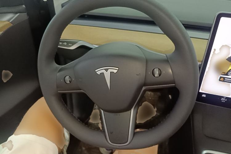 Used Tesla Model Y 2021 Standard Range Rear-Wheel Drive Version Steering Wheel