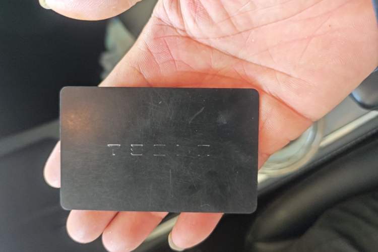 Used Tesla Model Y 2021 Standard Range Rear-Wheel Drive Version Vehicle Key