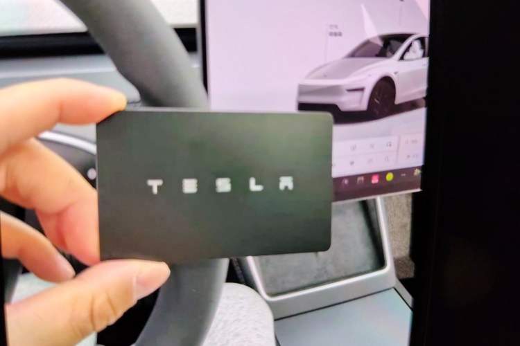 Used Tesla Model Y 2021 Standard Range Rear-Wheel Drive Version Vehicle Key