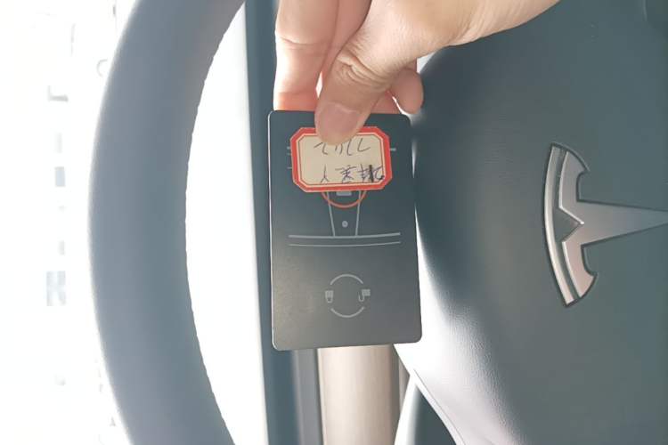 Used Tesla Model Y 2021 Standard Range Rear-Wheel Drive Version Vehicle Key