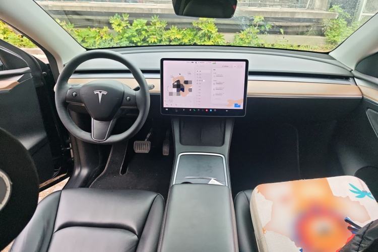 Used Tesla Model Y 2021 Standard Range Rear-Wheel Drive Version Center Console